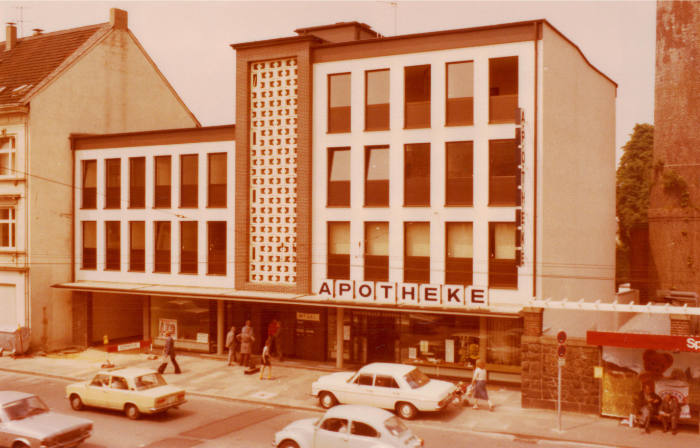 1977 - Die Apotheke auf der Grünewalderstr. 35